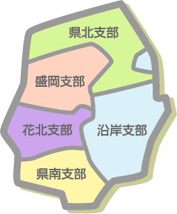 岩手県マップ